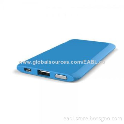 Power Pack 5,000mAh Lithium Polymer Battery, OEM/ODM Ok, Super Thin, Lightweight, 8mm Thickness